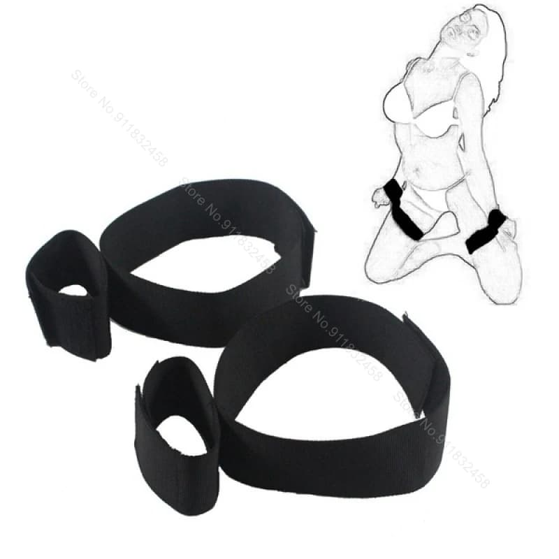 Adult Couples Erotic BDSM Bondage Restraints Slave Wrists & Ankle Cuffs No Vibrator Sex Toys For Women Men Accessories - thumbnail 2