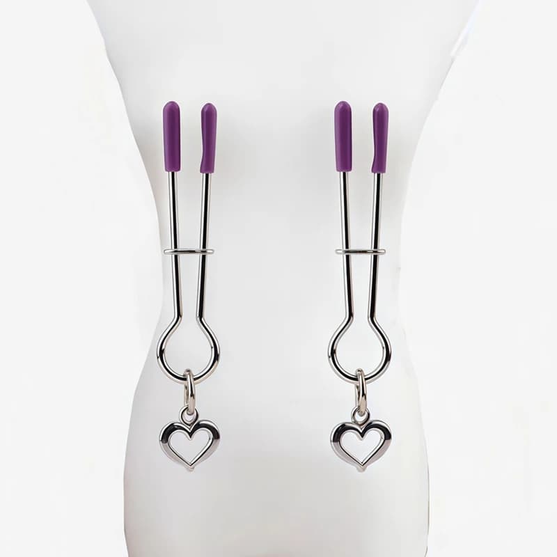 Adjustable silicone nipple clamps for gentle sensory play - thumbnail 5