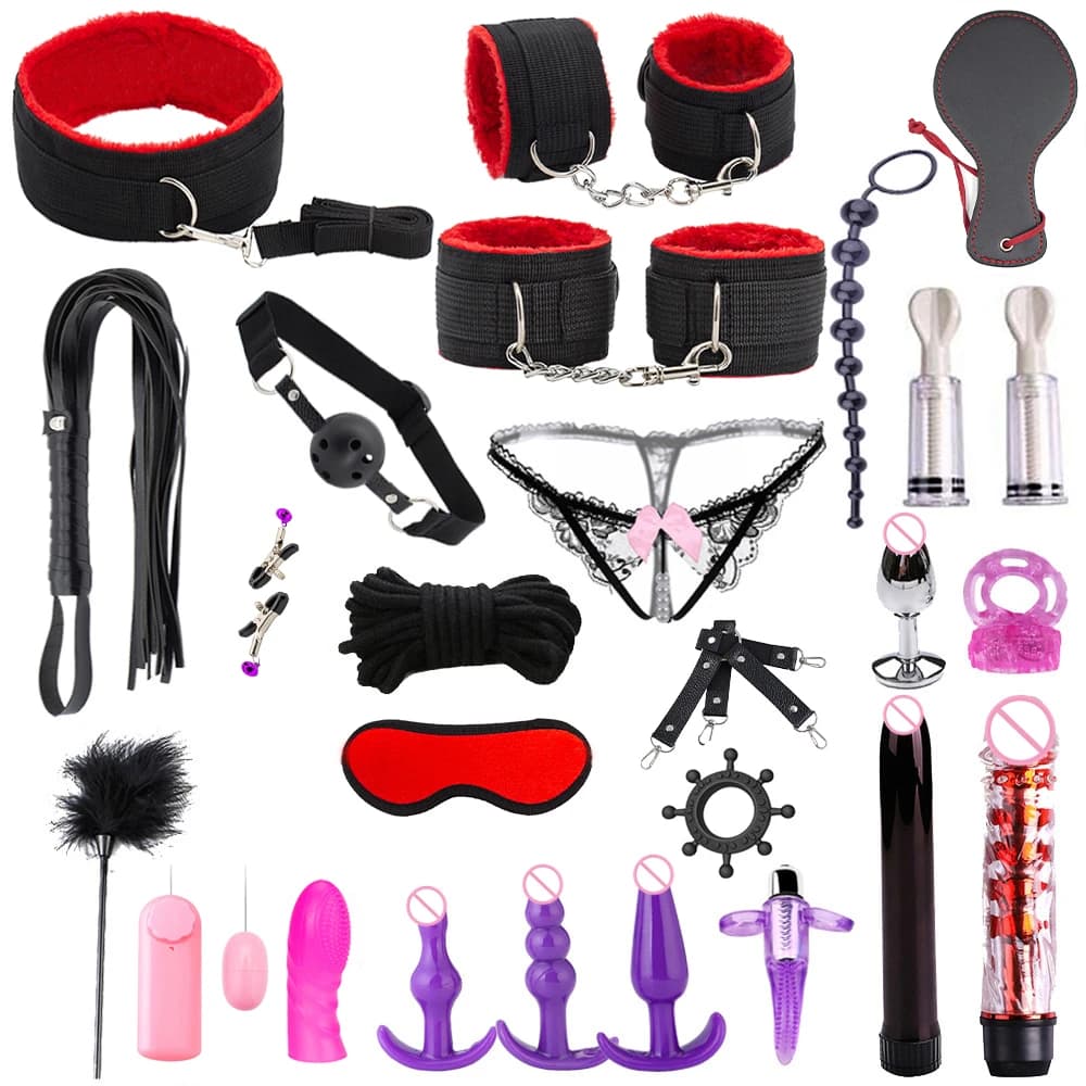 Couples bondage and play kit with restraints - thumbnail 4