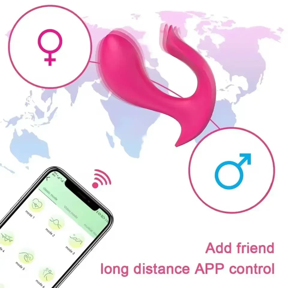 Wearable panties vibrator with dual stimulation - thumbnail 4