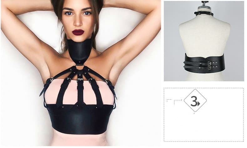 Leather Waist Cincher Belt - thumbnail 7