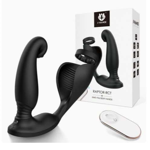 Ergonomic Prostate Massager, 9 Modes - thumbnail 5