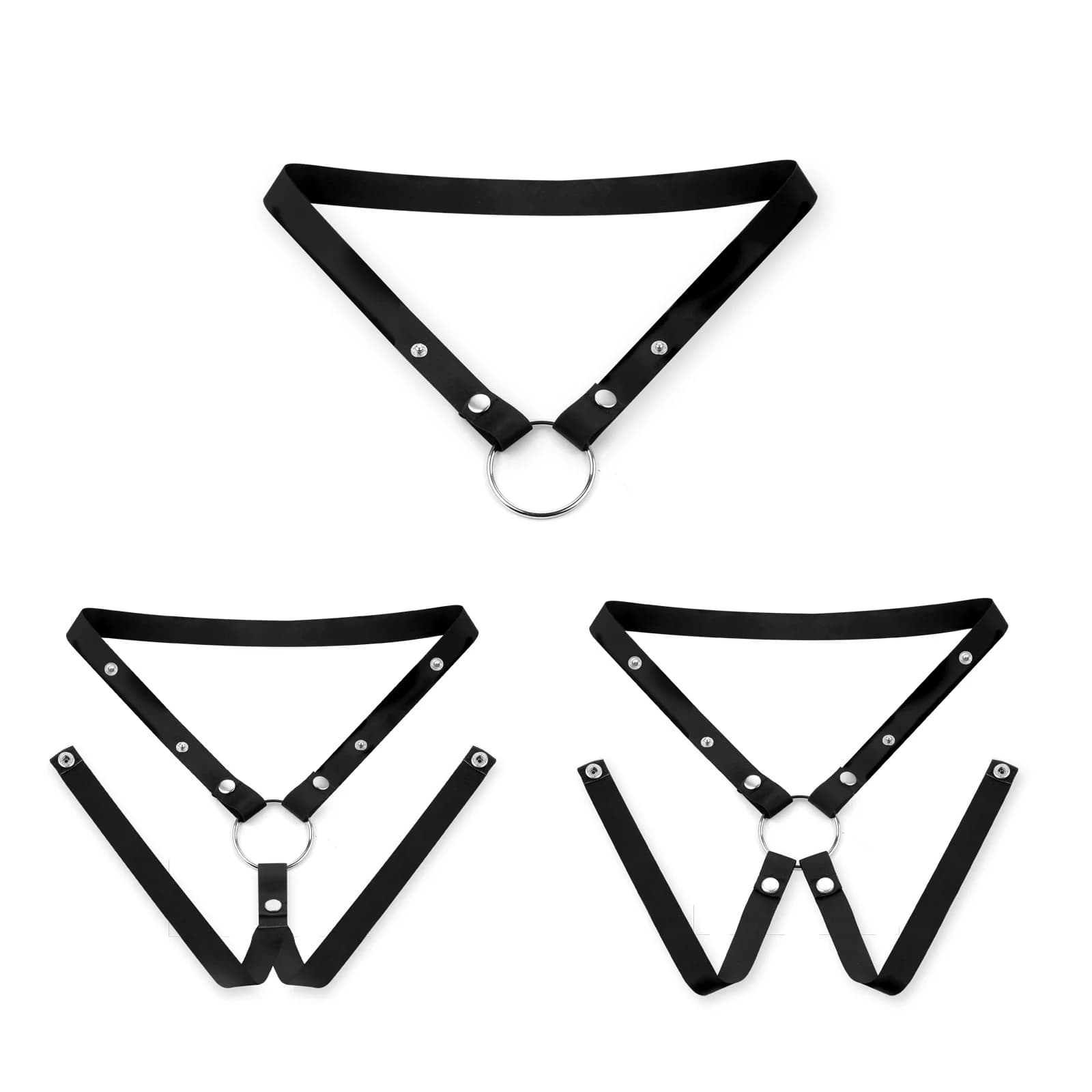 Universal nylon bondage belt for chastity cages - thumbnail 5