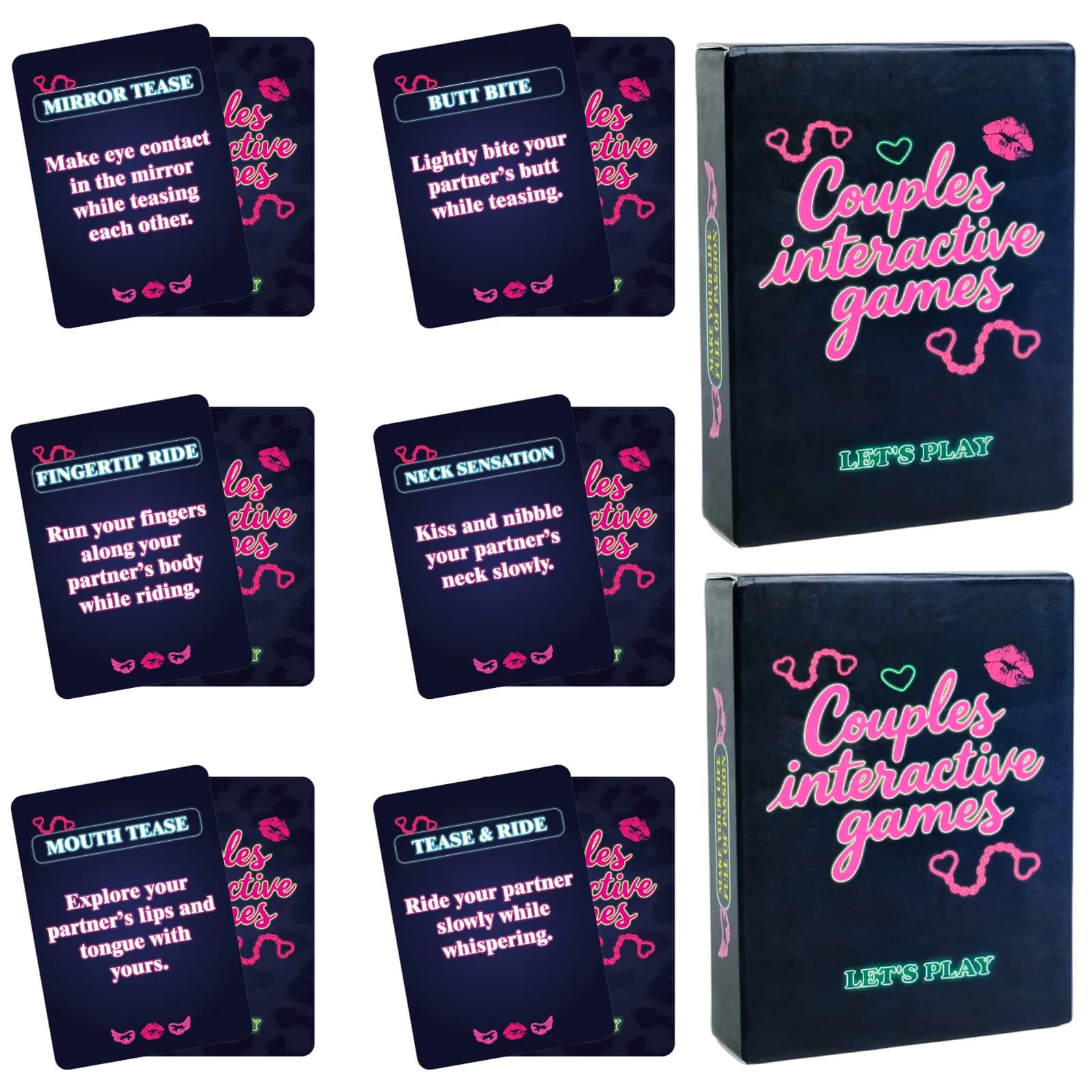 English version couple game cards for adult entertainment - thumbnail 4