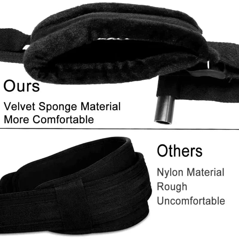 Adjustable padded door swing for couples and bondage play - thumbnail 4