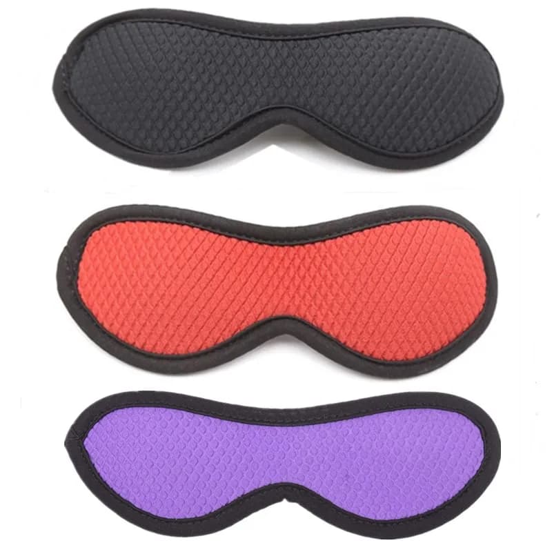 Nylon blindfolded sleep mask for playful restriction - thumbnail 2