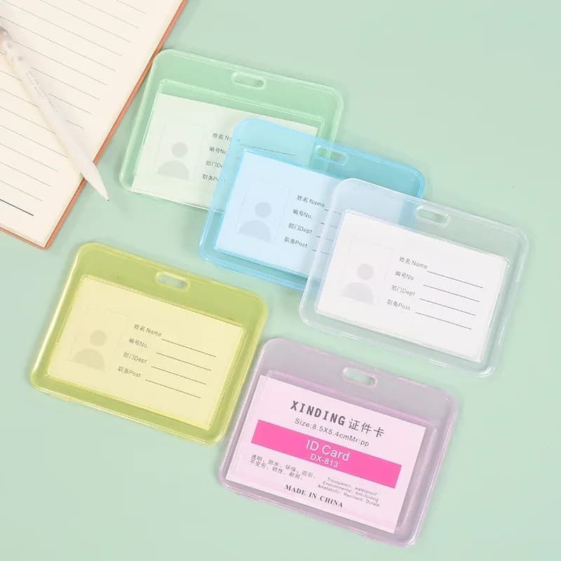 Transparent plastic card cover and ID holder - thumbnail 5