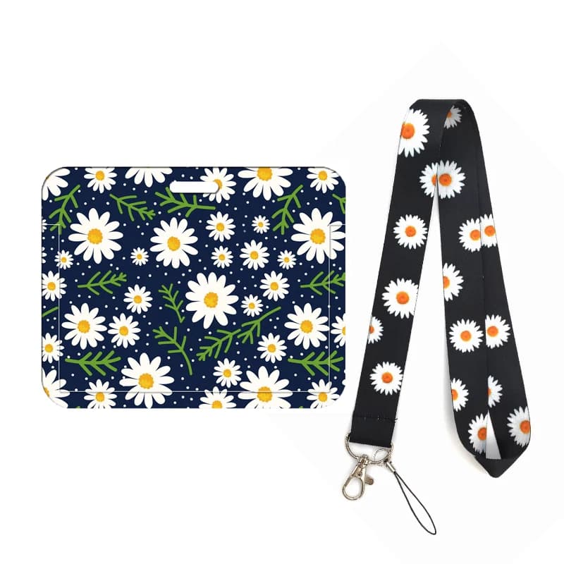 Heart flower card holder with lanyard - thumbnail 5