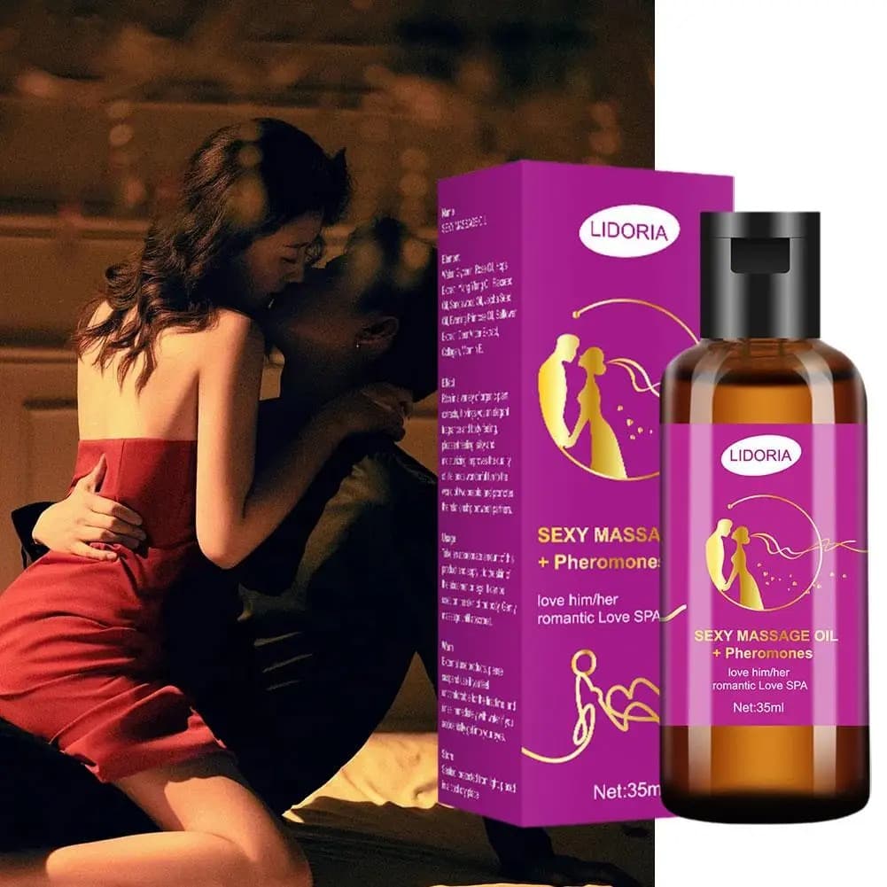 Pheromones Body Massage Oil Adult Natural Plant Rose Essence Romantic Couples Men And Women Can Use Push Oil - thumbnail 4