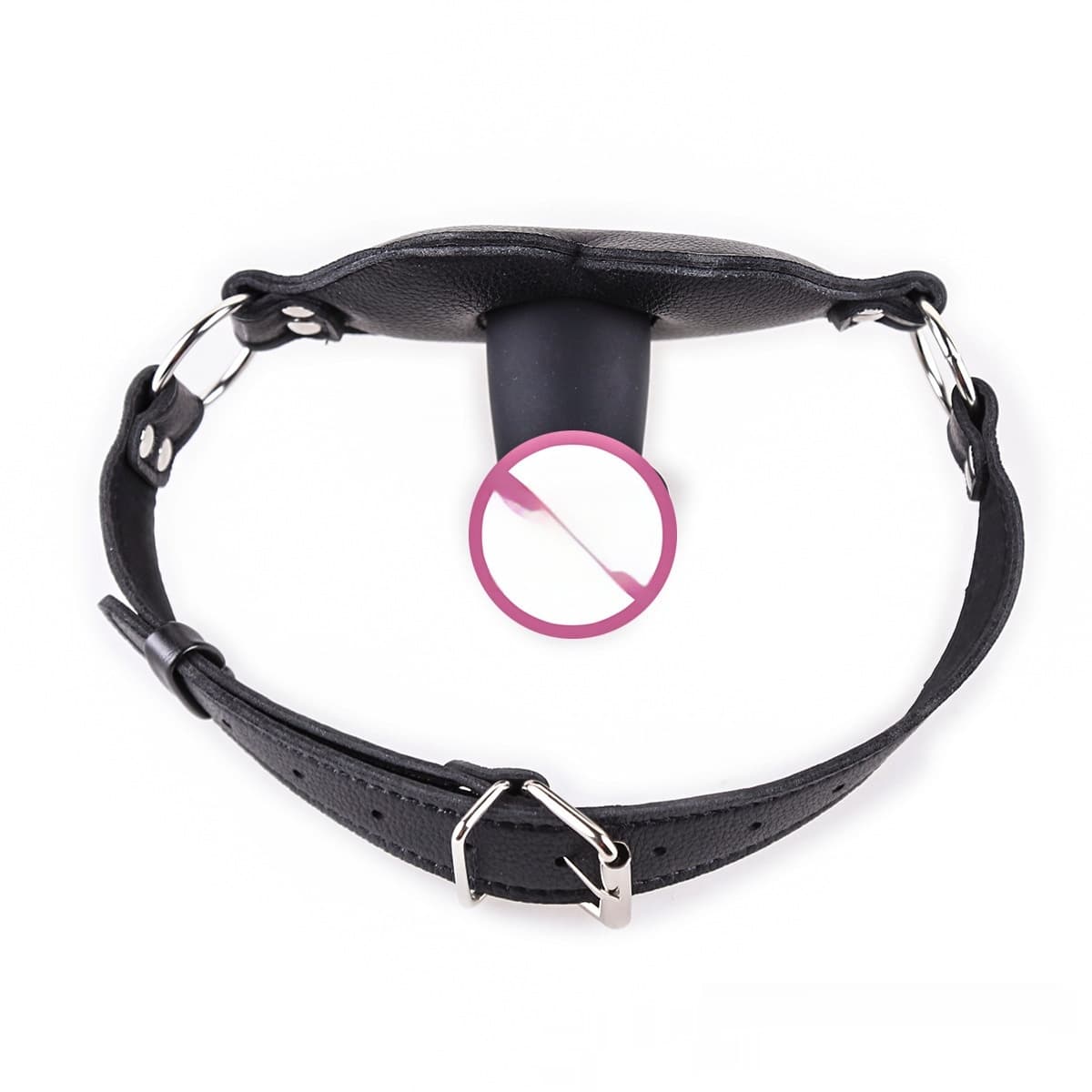 Dildo Gag with Leather Strap - thumbnail 2