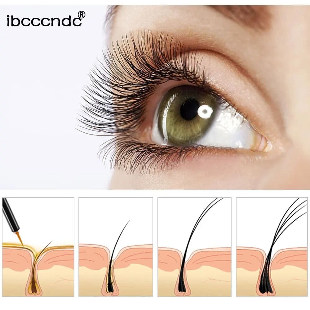 Norishing Eyelash Growth Liquid Eyelashes Rapid Growth Serum Lengthening Curl lengthen thicken Treatment Eye Lash Serum - thumbnail 3