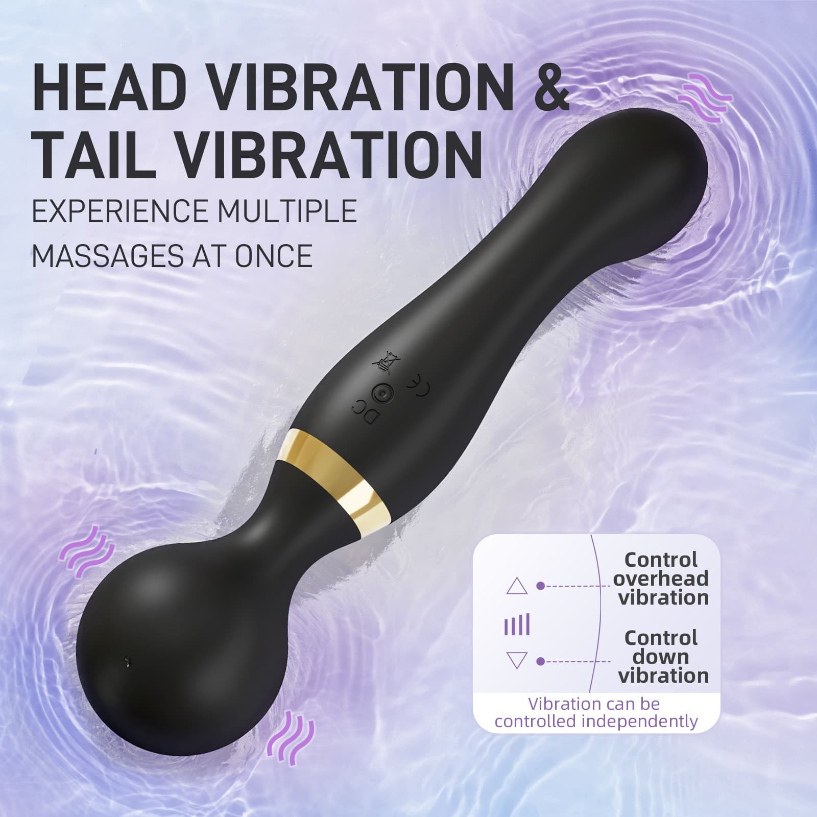 Double-Head Silicone Body Vibrator - thumbnail 5