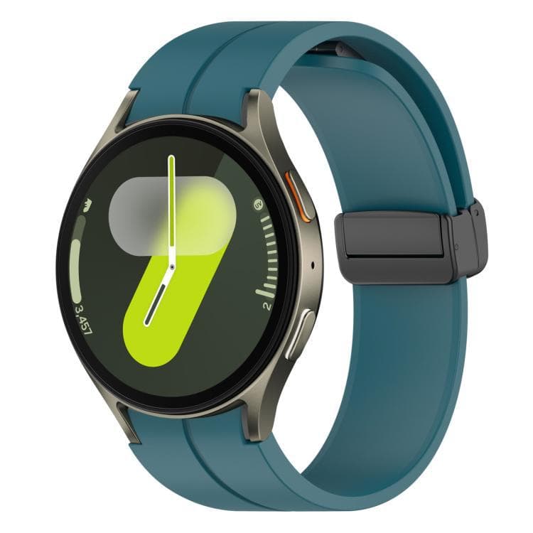 Folding Magnetic Black-clasp Silicone Watch Strap - thumbnail 8