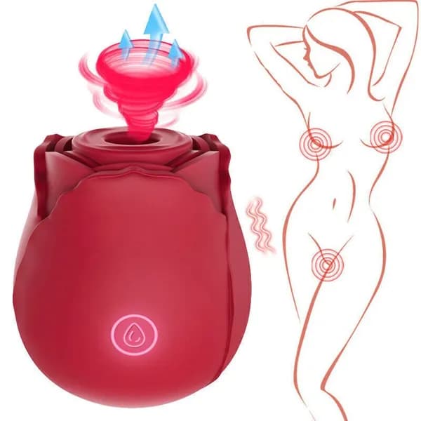 Rose Suction Vibrator, 10 Speeds - thumbnail 4