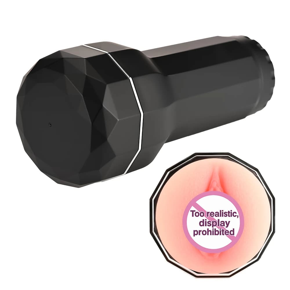 Discrete male masturbator with textured internal channel - thumbnail 3