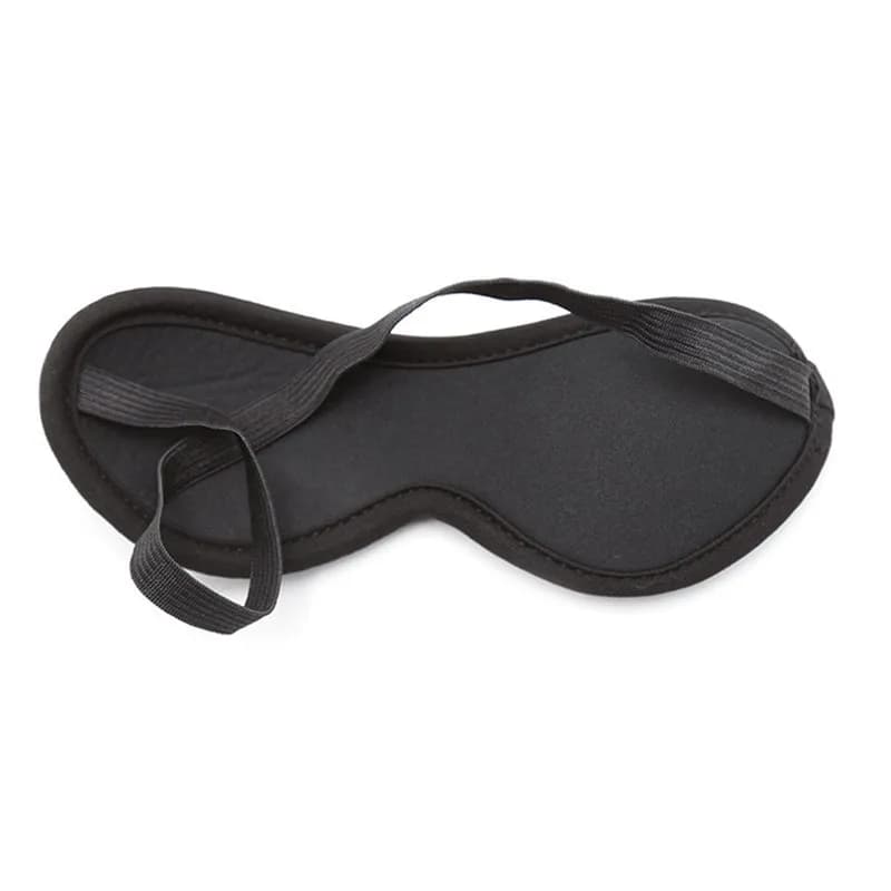 Nylon blindfolded sleep mask for playful restriction - thumbnail 5