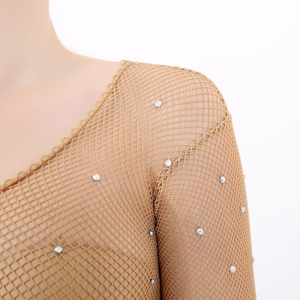 Rhinestone Fishnet Bodystocking - thumbnail 6