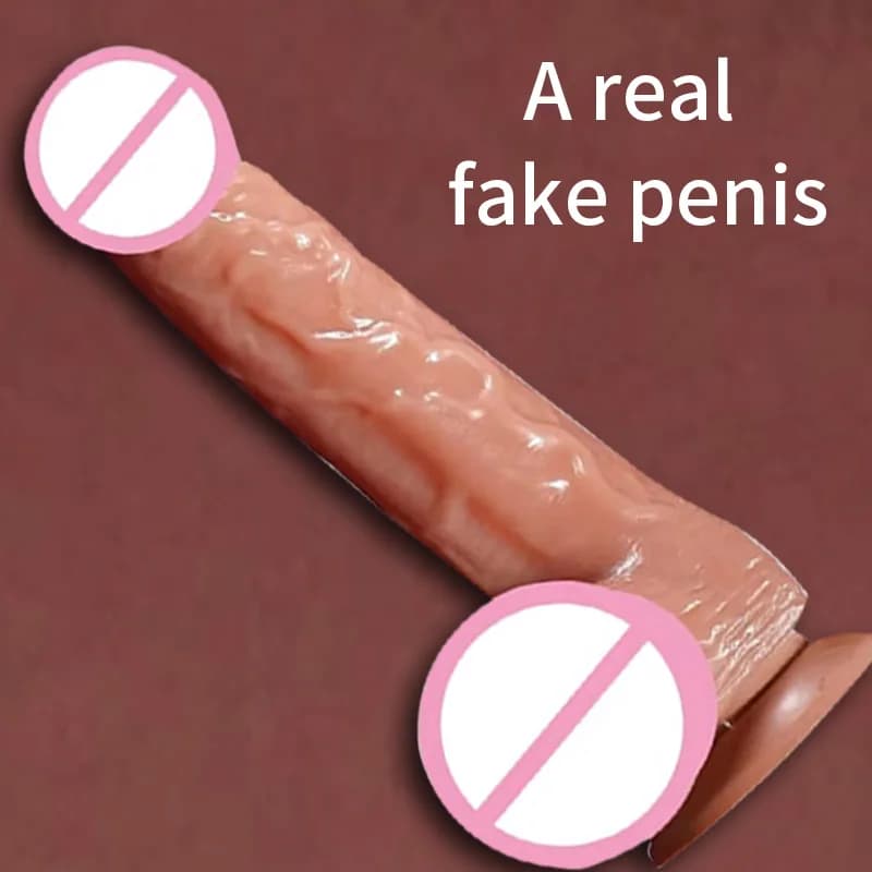 Large realistic dildo with suction base - thumbnail 2