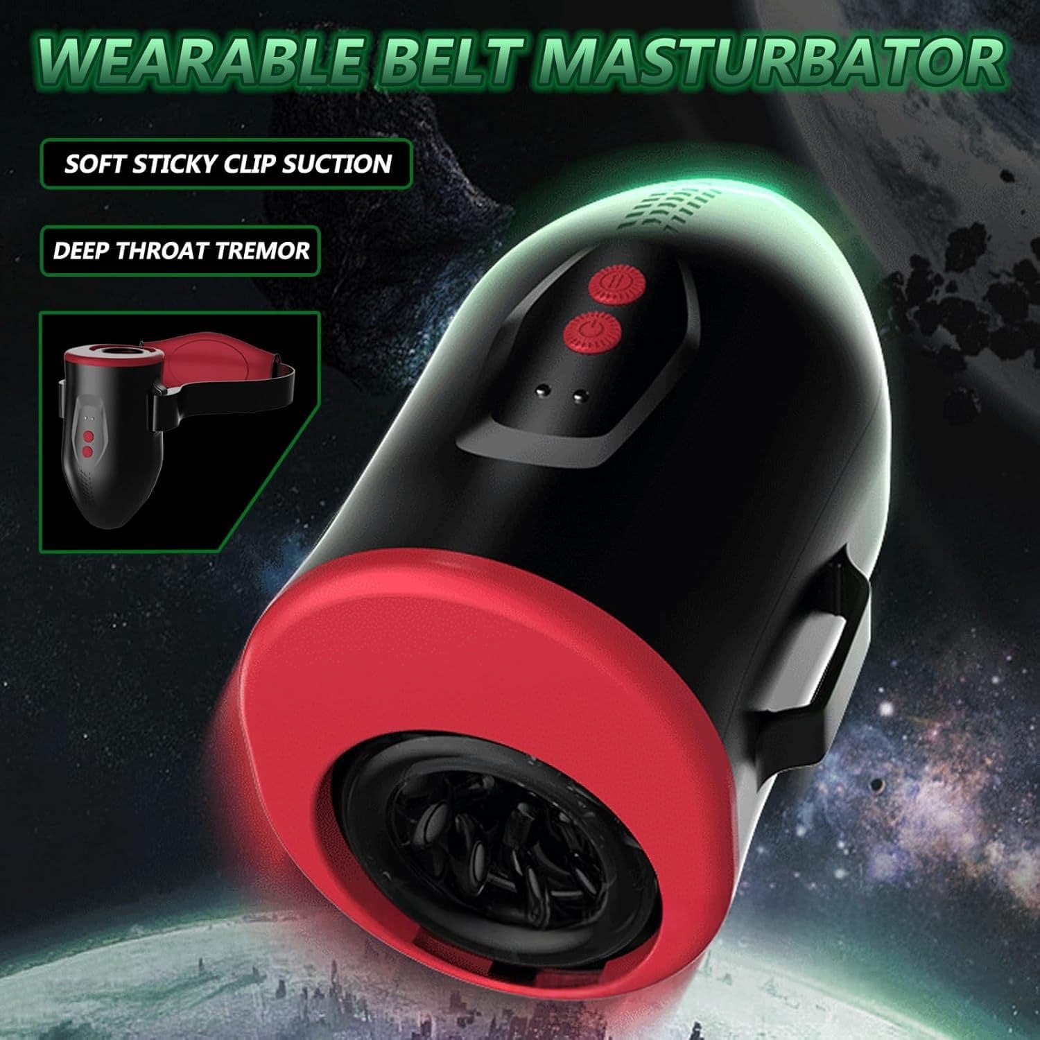 Hands-Free Vibrating Male Masturbator - thumbnail 2