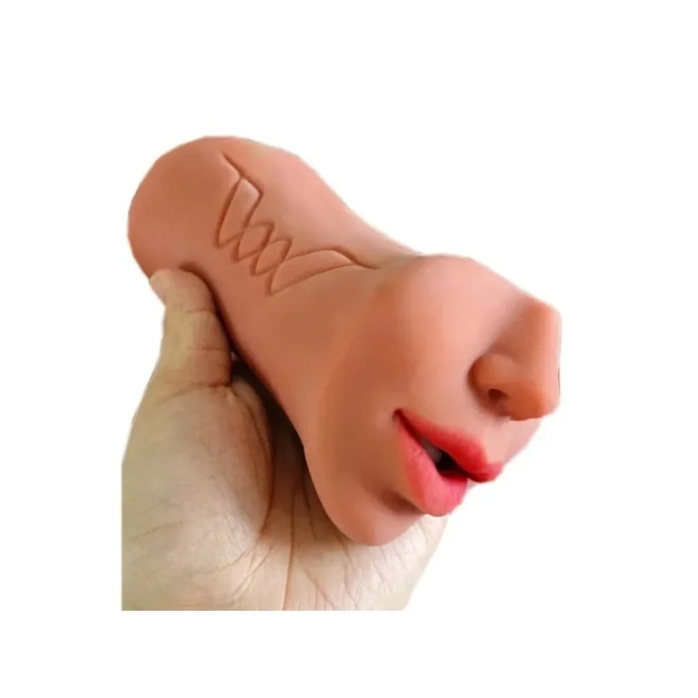 Realistic oral male masturbator in soft TPE - thumbnail 5