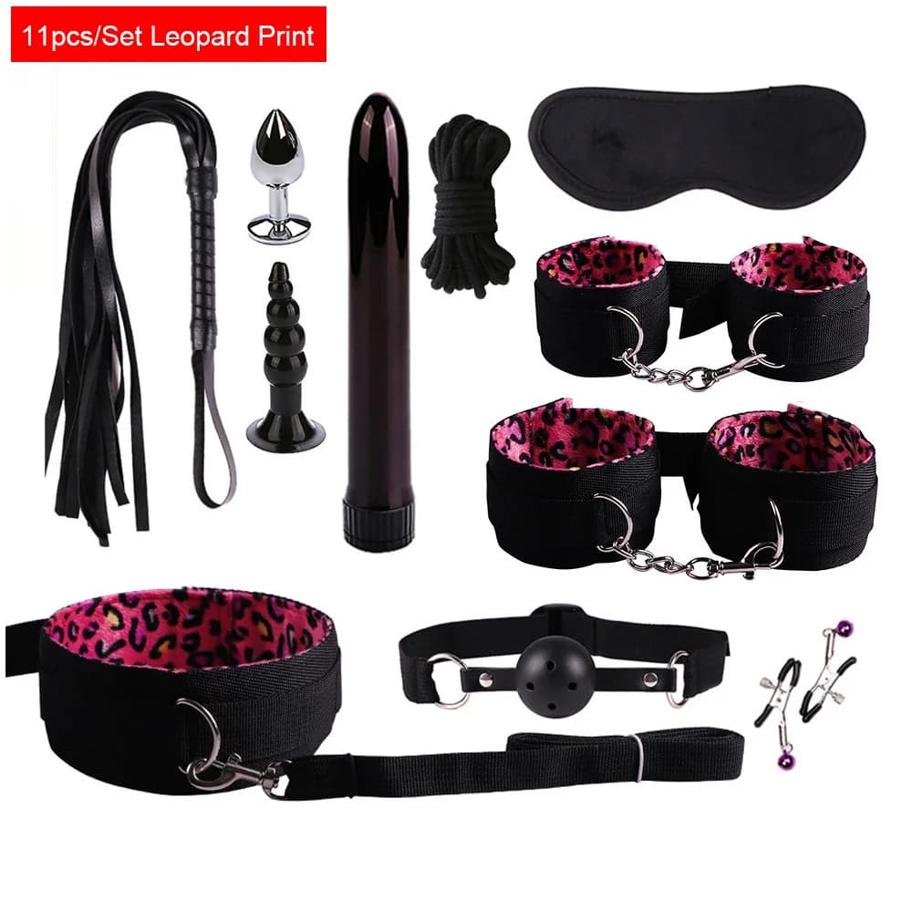 BDSM couples kit with handcuffs and anal plug - thumbnail 5