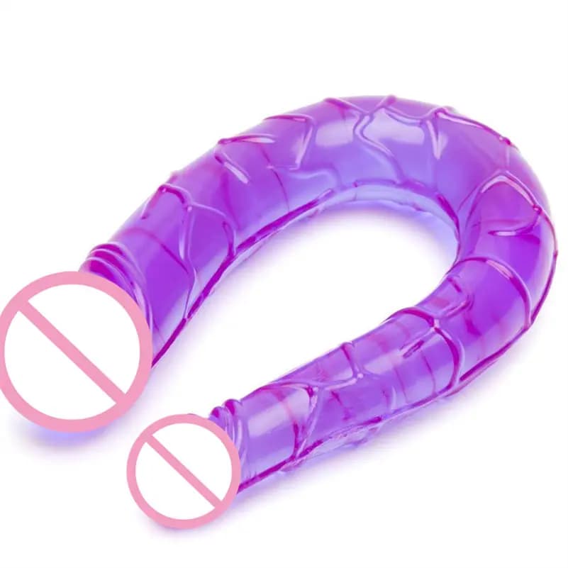 Realistic double-ended dildo for dual stimulation - image 1