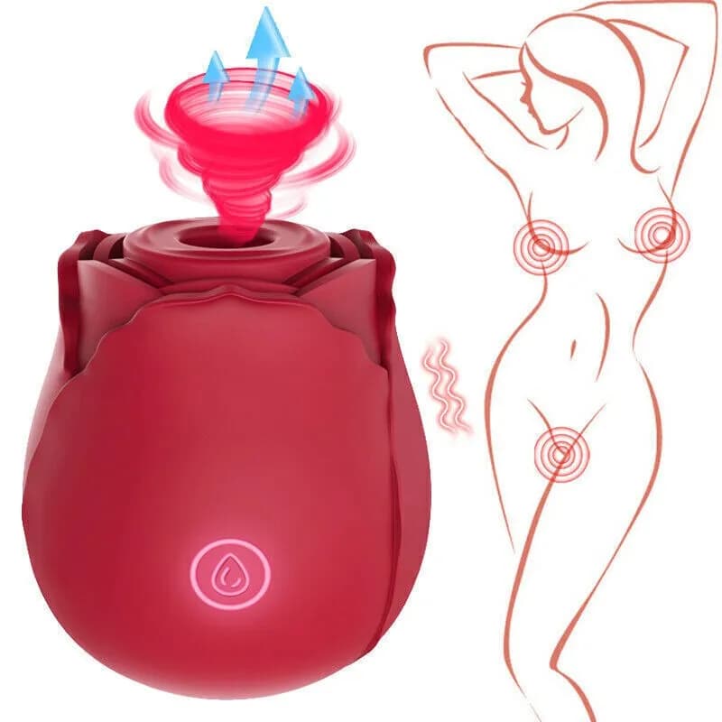 Rose Suction Vibrator, 10 Speeds - thumbnail 7