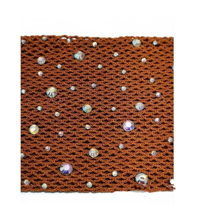 Rhinestone Fishnet Tights - thumbnail 3