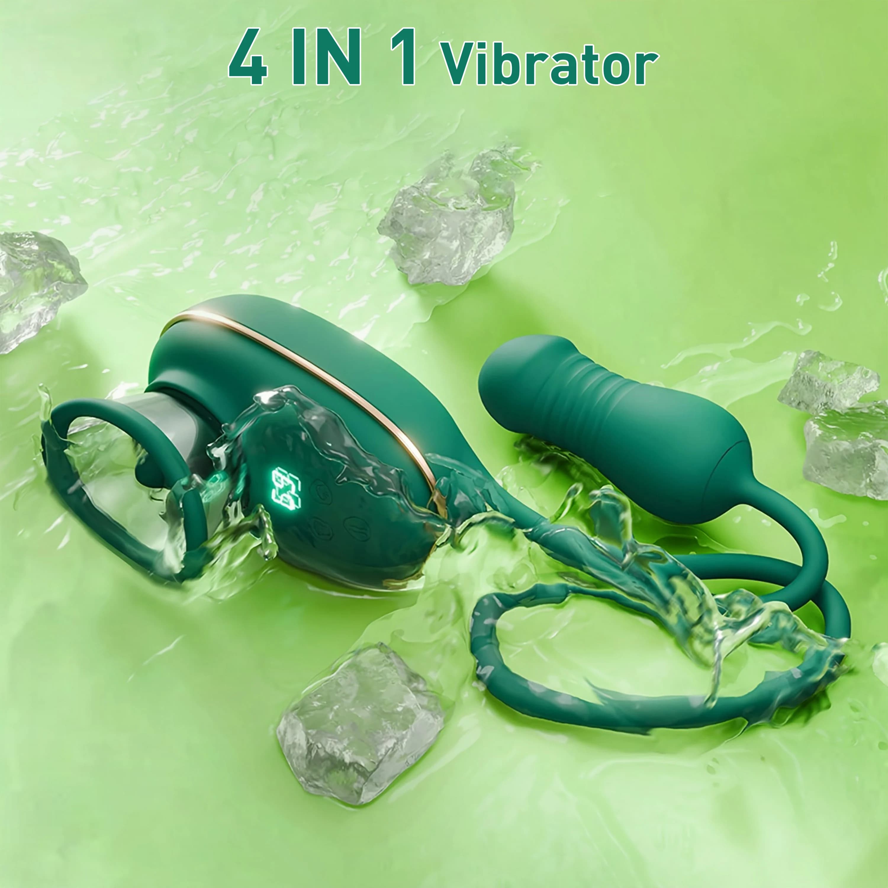 Three in one thrusting, licking, and sucking toy - thumbnail 6