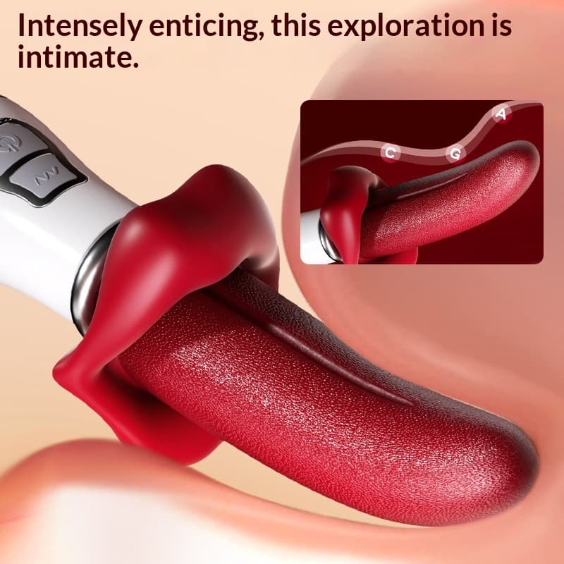 Tongue Vibrator with Handle - thumbnail 2