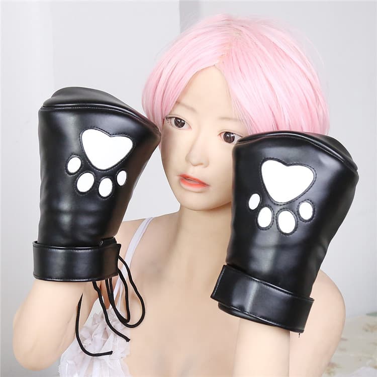 Padded Paw Bondage Mitts - thumbnail 2
