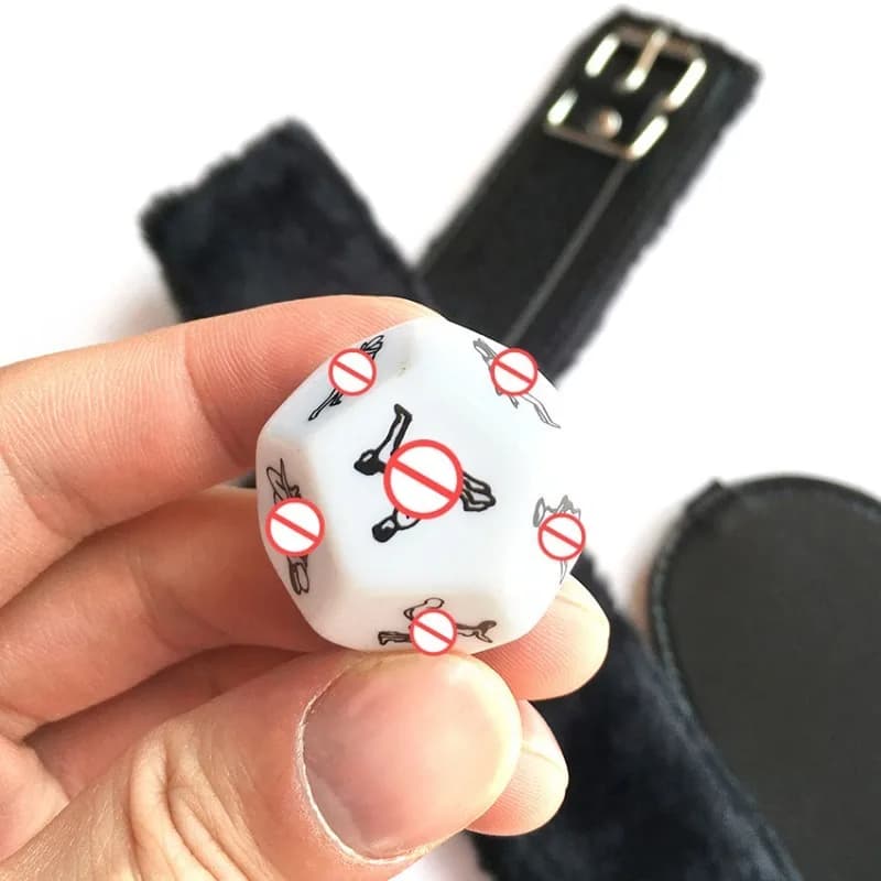 Twelve sided adult game dice for couples - thumbnail 4