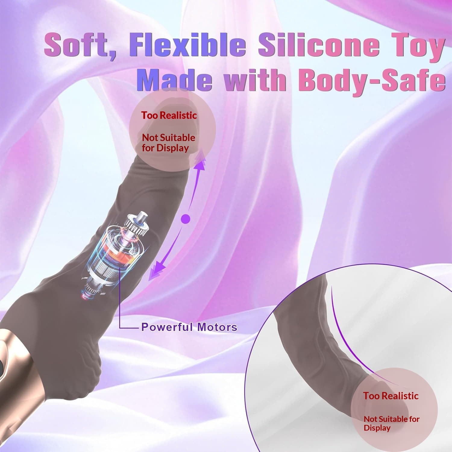 Realistic Thrusting Vibrator, 9 Modes - thumbnail 2