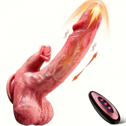 5-in-1 Thrusting & Licking Dildo Vibrator - thumbnail 9
