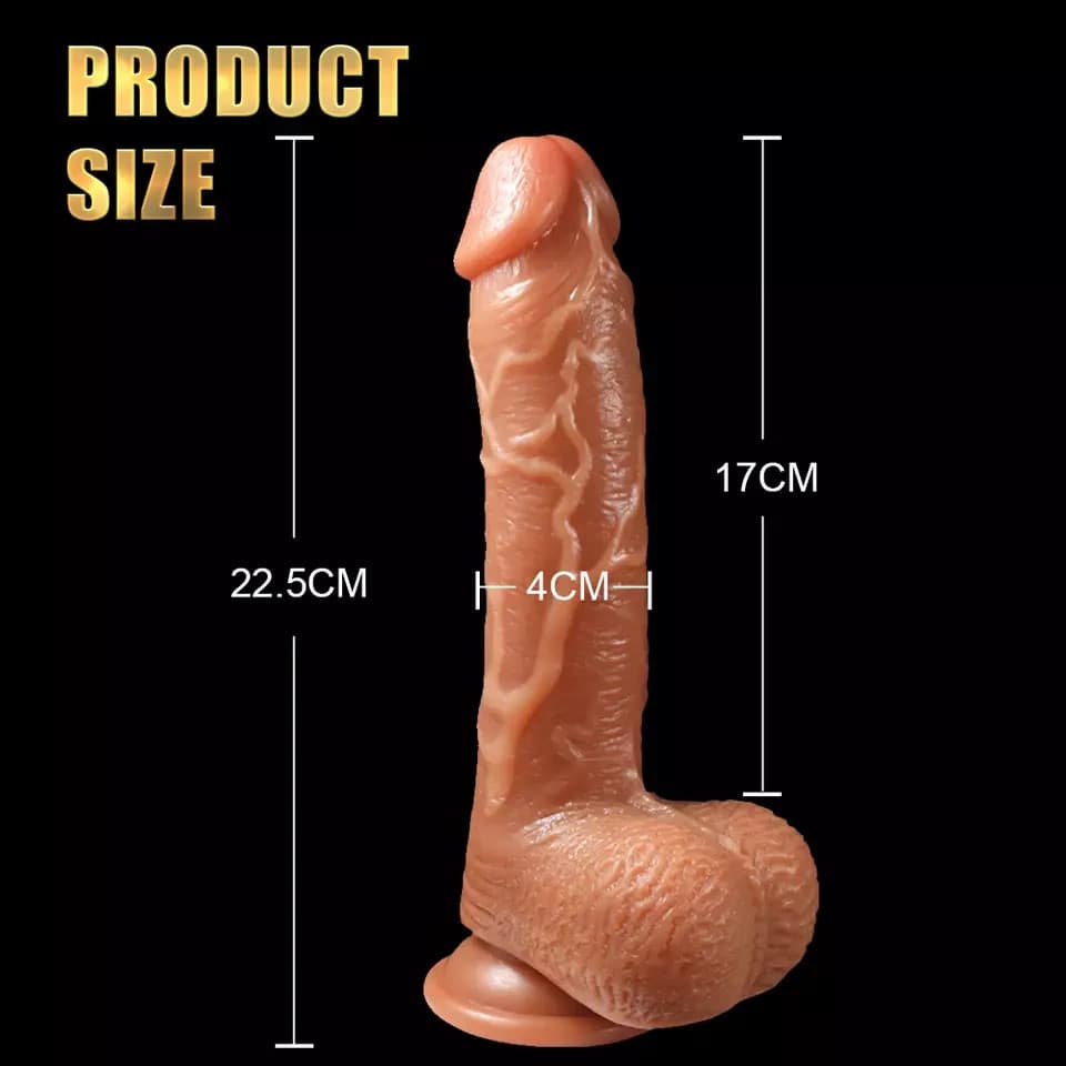 Heated Thrusting & Rotating Dildo, Remote - thumbnail 2