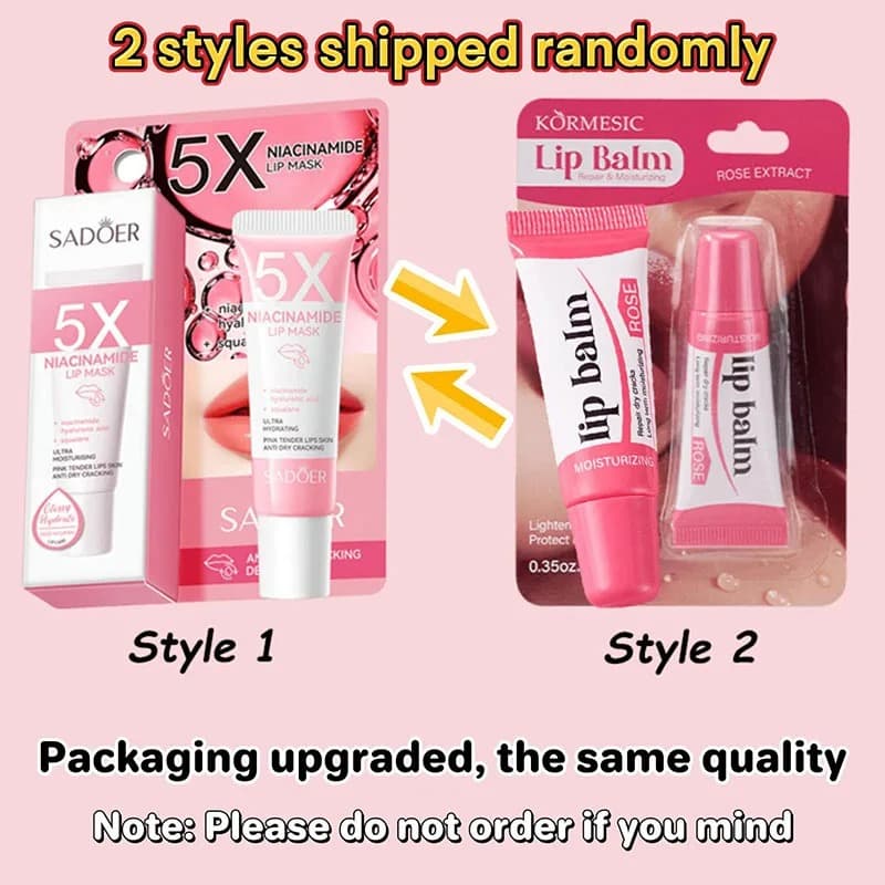 Remove Dark Lip Balm Lightening Melanin Mask Gloss Exfoliating Lip Pink Treatment Reduce Lip Lines Improve Dryness Moisturizing - thumbnail 2