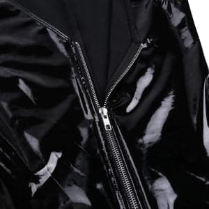 Wet-Look Zip Bodysuit - thumbnail 5
