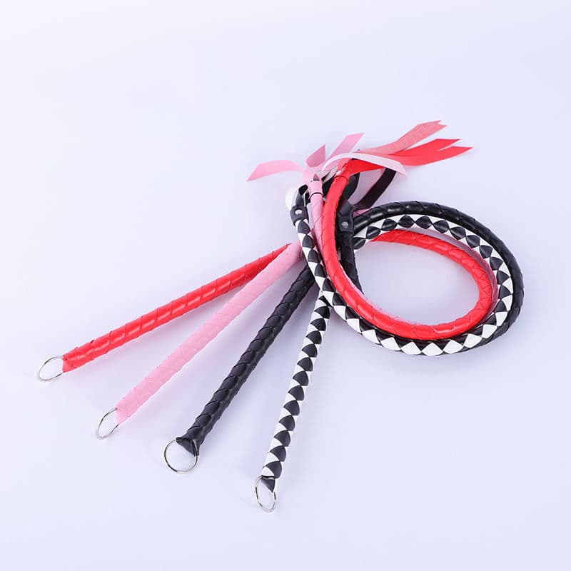 Braided Leather Whip - thumbnail 6