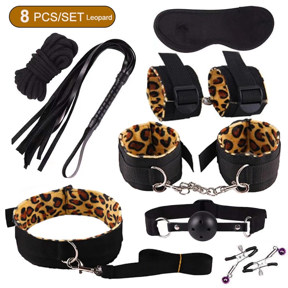 Couples BDSM restraint kit with handcuffs - thumbnail 4