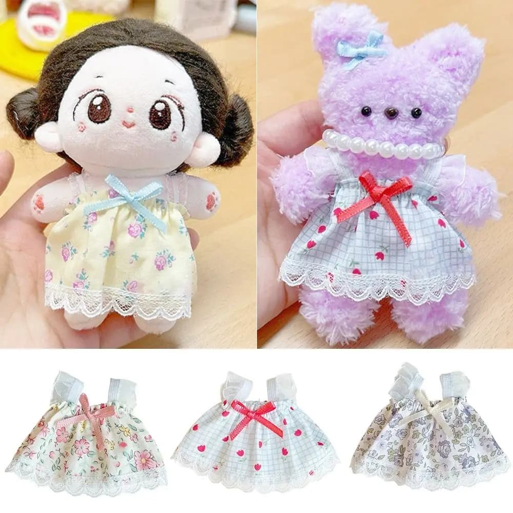 Lovely fabric clothes for small cotton dolls - thumbnail 5