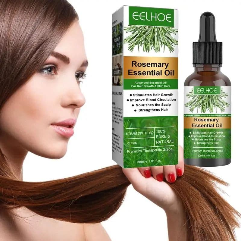 Rosemary Essentiall Oil Hair Growth Products Organic Hair Products Scalp Hair Strengthening Oil For Nourish Shiny Hair Healthy - thumbnail 6