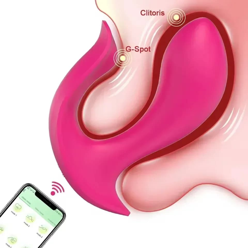 Wearable panties vibrator with dual stimulation - thumbnail 3