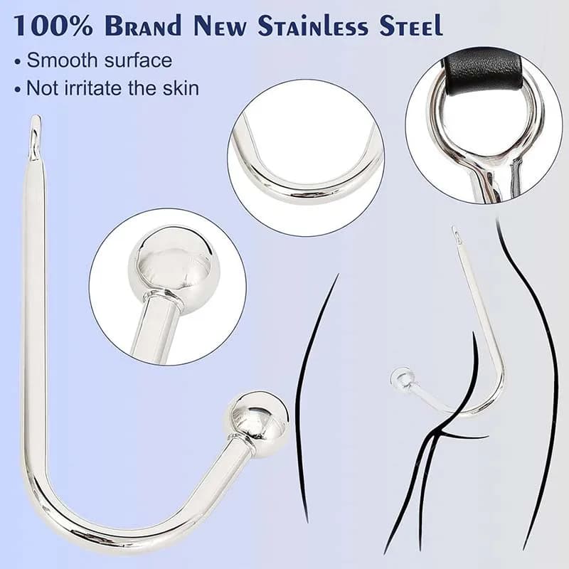Comprehensive bondage and restraint set in PU leather - thumbnail 2