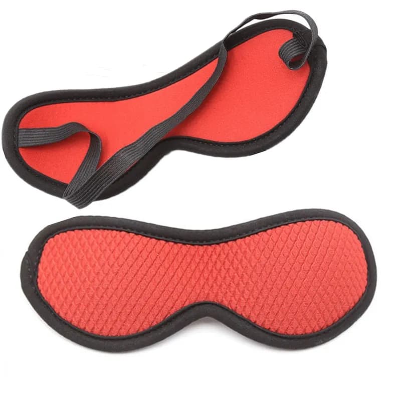 Nylon blindfolded sleep mask for playful restriction - thumbnail 3