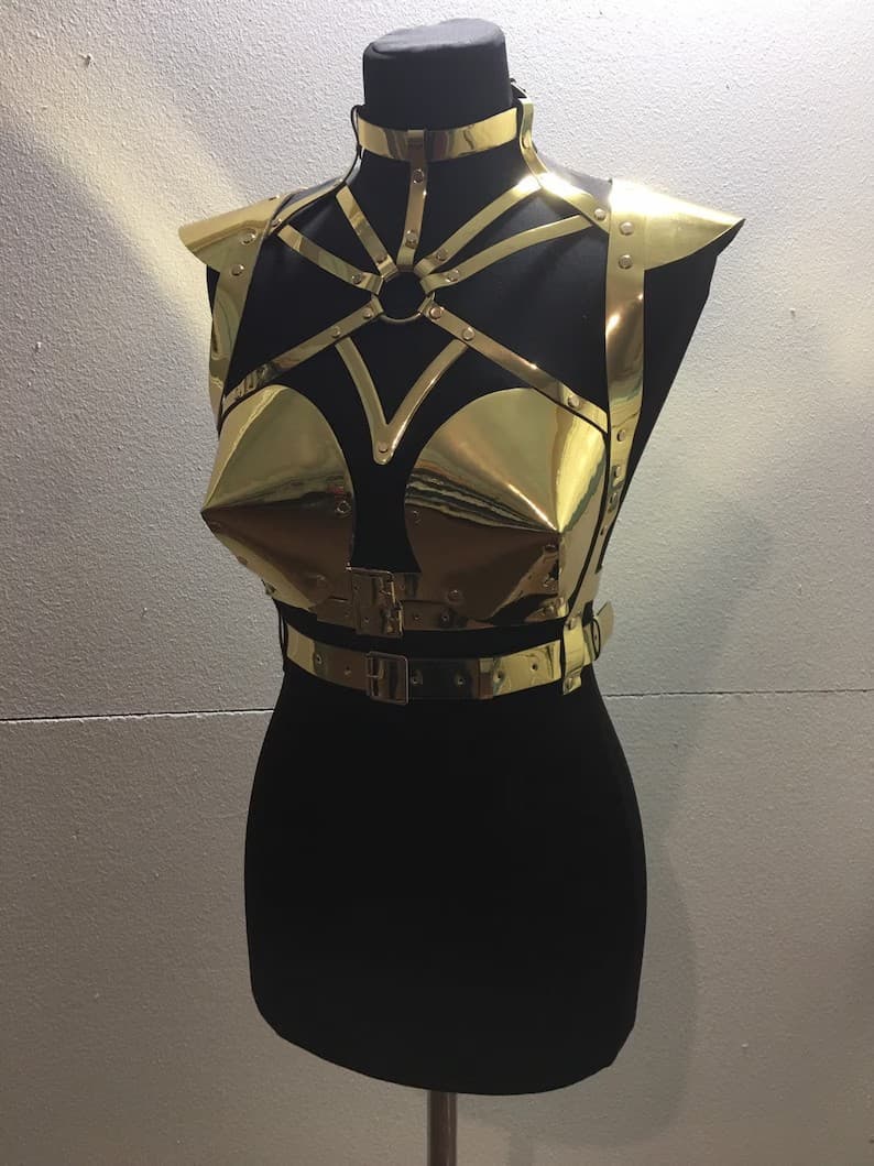 Gold Cage Harness Top - thumbnail 2