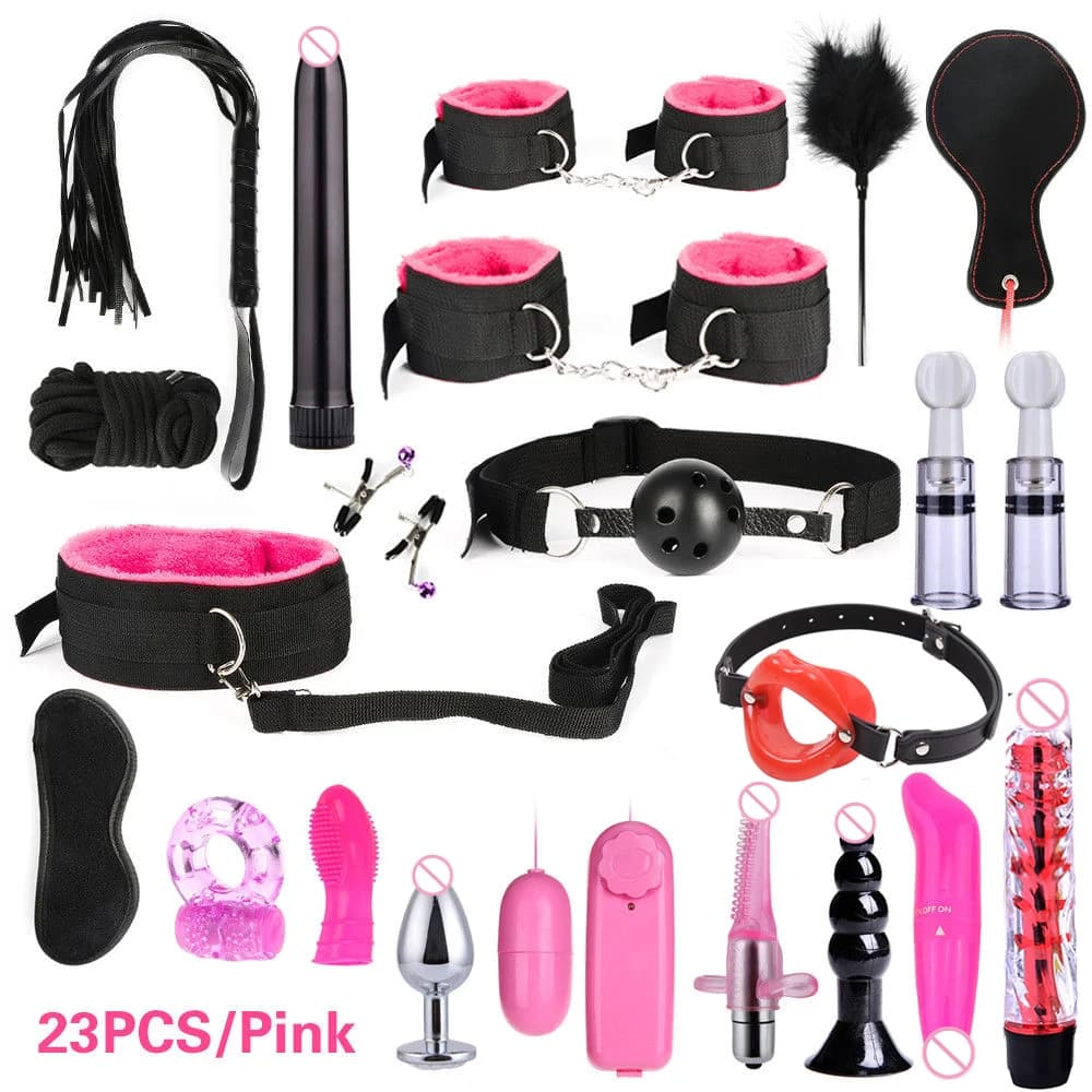Couples bondage and play kit with restraints - thumbnail 6