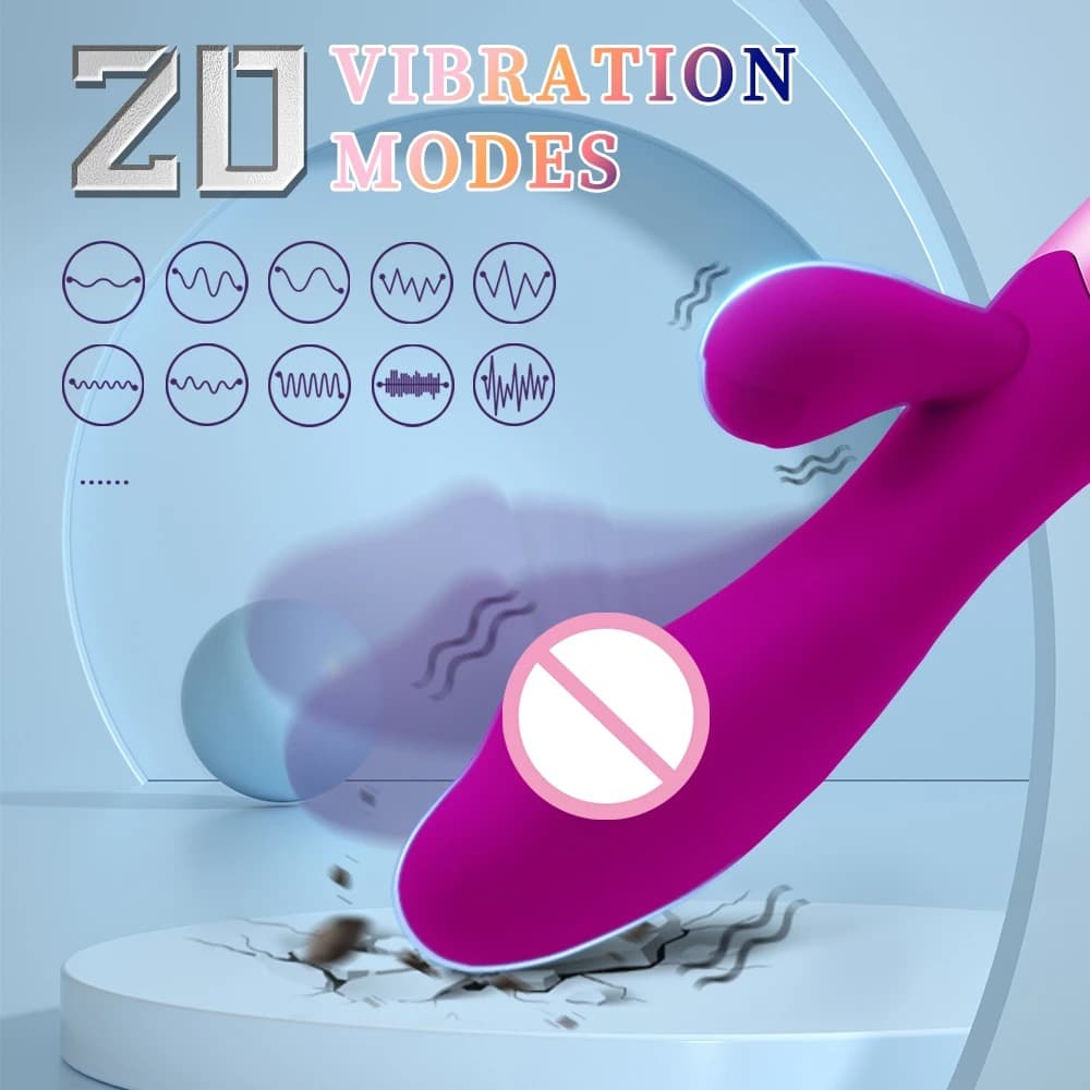 Rabbit Powerful Vibrating Massager Women's G-Spot Vagina Clitoral Nipple Stimulator Sex Toy for Sexy Adult Women Masturbation - thumbnail 10