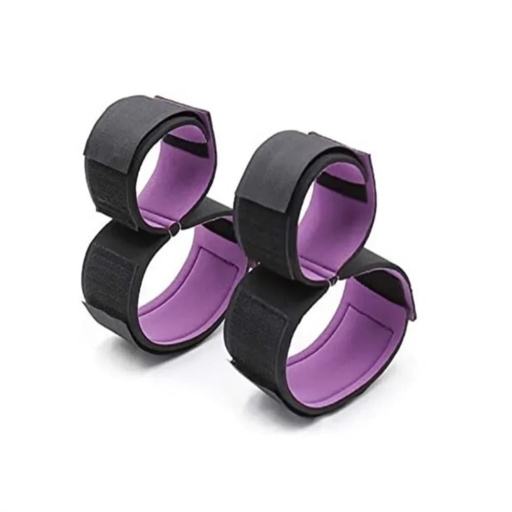 Adjustable padded bondage cuffs for couples - thumbnail 4