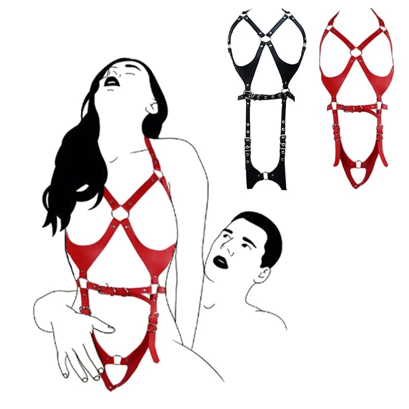 Exotic bondage gear and erotic costume lingerie set - image 1