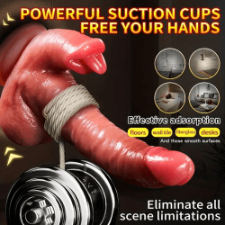 5-in-1 Thrusting & Licking Dildo Vibrator - thumbnail 10